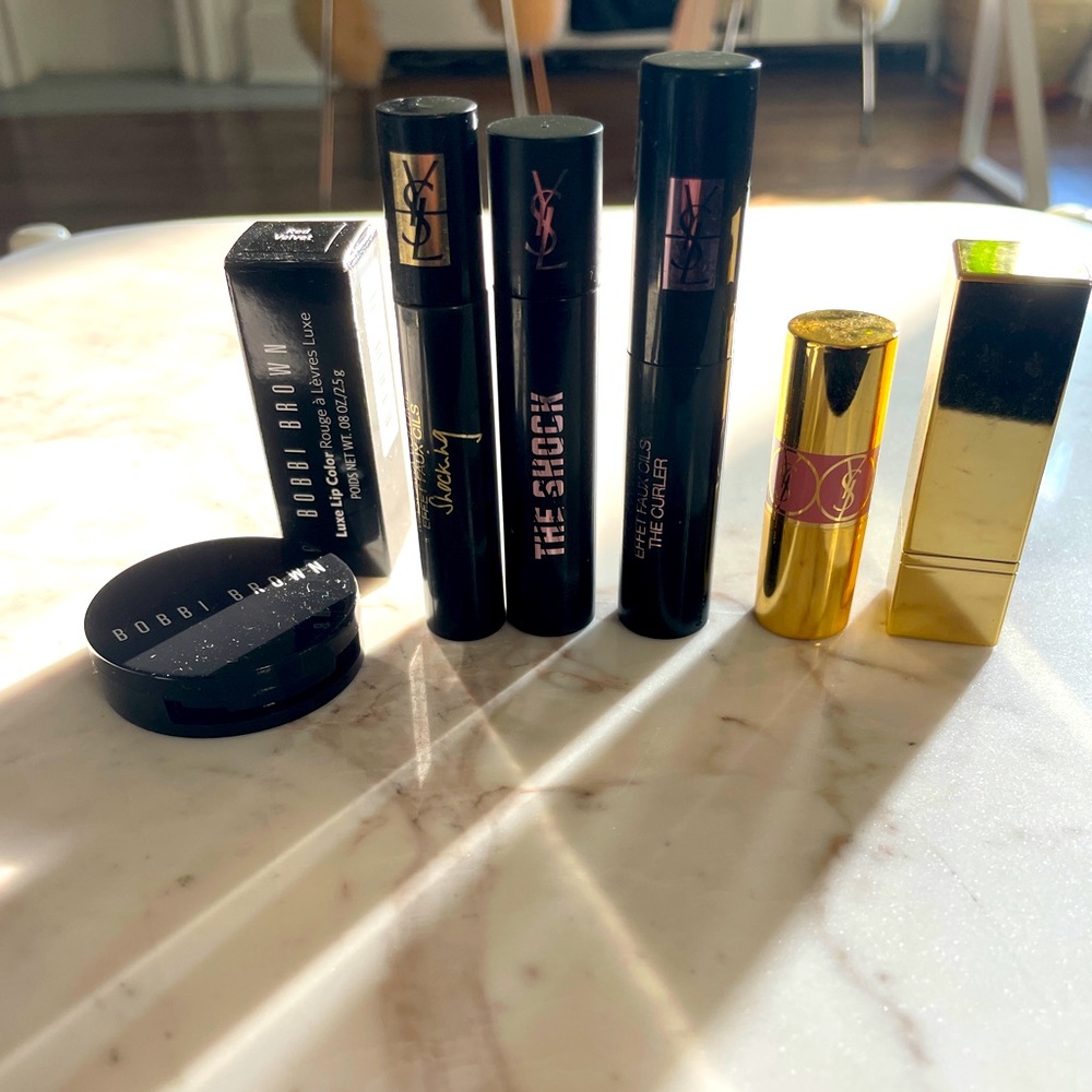 LUXE makeup 💄 minis YSL Brown lipstick & mascara